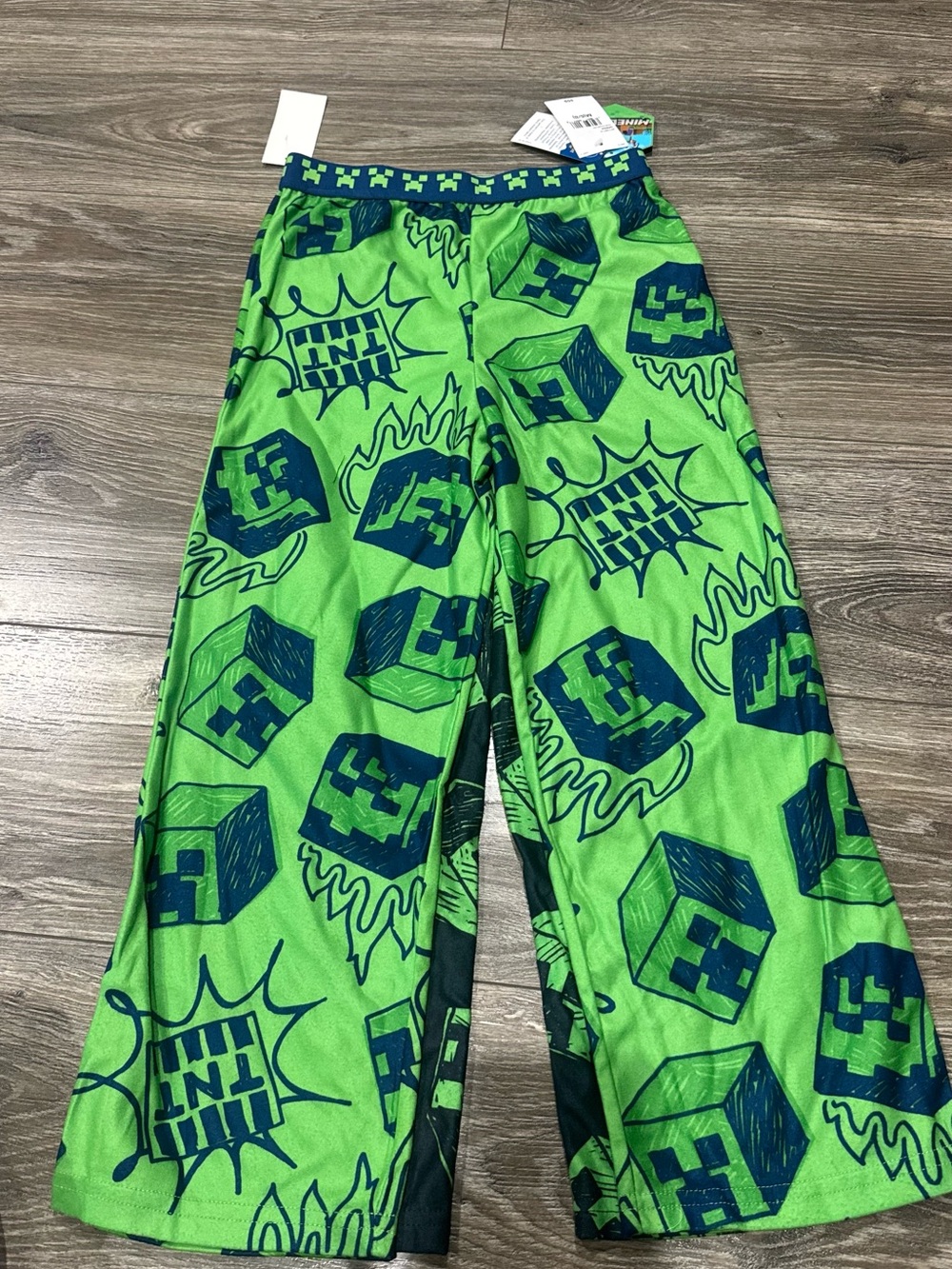 NWT 2pc Kids Green Graphic Pajama Pants - Brand Unlisted